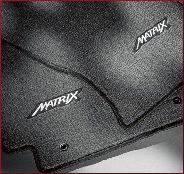 PT2061209314 - : 2009-2013 Toyota Matrix Front &amp; Rear Carpet Floor Mats Dark Charcoal for Toyota: Matrix Image