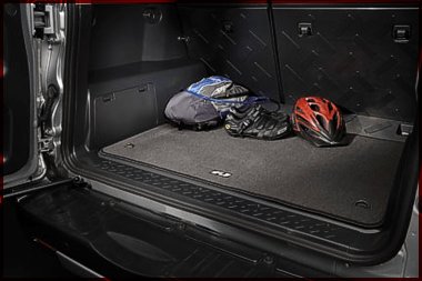 PT2063509311 - Cargo Management: 2009-2014 Toyota FJ Cruiser Rear Trunk Carpet Cargo Area Mat Charcoal for Toyota: FJ Cruiser Image