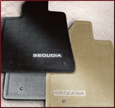 PT9260C09120 - Interior: 2012-2022 Toyota Sequoia - Floor Mat, Carpet, Pass-Through, 7 Passenger for Toyota Image