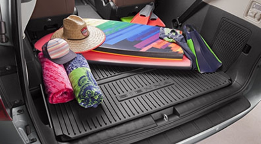 PU55008152 - : 2017-2021 Toyota Sienna - Cargo Liner, Sienna Logo, Black for Toyota: Sienna Image