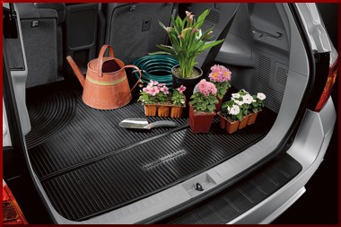 PT9084808402 - : 2008-2013 Toyota Highlander - Highlander Black Cargo All Weather Mats for Toyota: Highlander Image