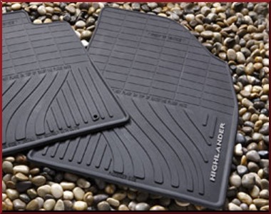 PT90848G0W02 - : 2008-2011 Toyota Highlander - 2PC All Weather Mats Black Front Handler for Toyota: Highlander Image