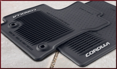 PT9080214120 - : All-Weather Floor Mats - 4-Piece (MT W/Rear Heater) for Toyota: Corolla Image