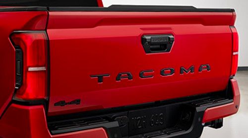 PT9483524102 - Exterior: 2024+ Toyota Tacoma - Tailgate Insert, Flat Black for Toyota Image