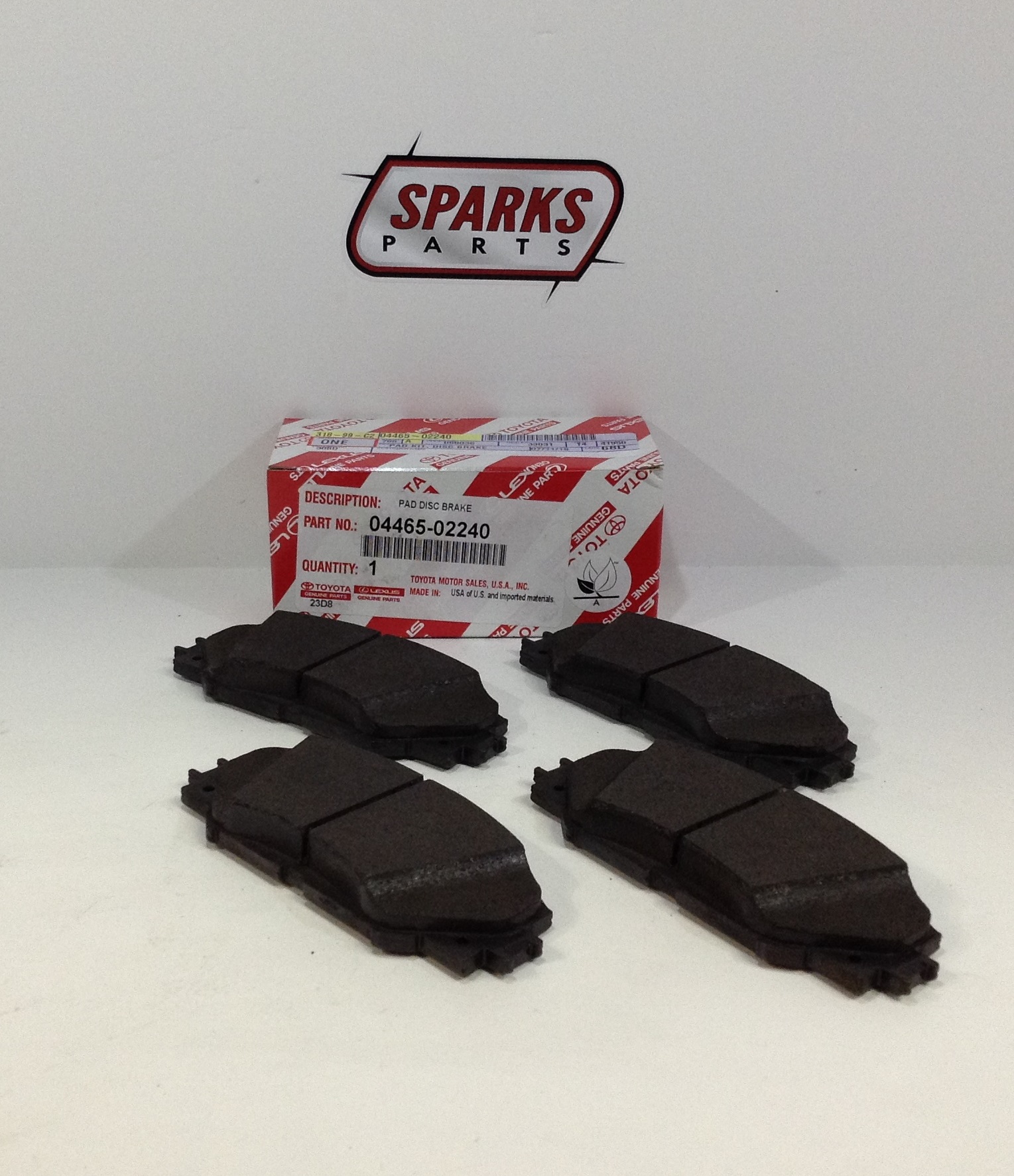 446502240 - Brakes: Brake Pads for Toyota: Corolla, Matrix Image