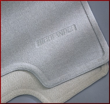 PT5484807410 - : Carpet Floor Mats - Ivory; W/Out 3rd Row (Hybrid) for Toyota: Highlander Image