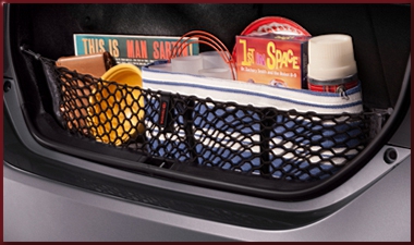 PT34702140 - Cargo Management: 2005-2019 Toyota Rear Hideaway Cargo Net Envelope Style Black Corolla for Toyota: Corolla Image