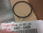 64607AA020 - Body: Release Cable for Toyota Image