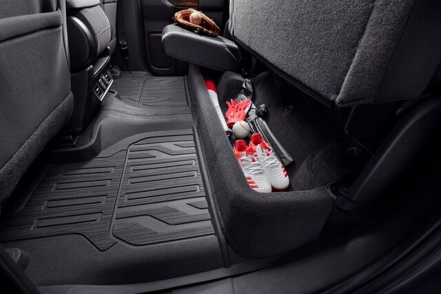 84310404 - Cargo Management: Under-Seat Storage Organizer, Black for Chevrolet: Silverado 1500, Silverado 1500 LTD, Silverado 2500 HD, Silverado 3500 HD | GMC: Sierra 1500, Sierra 2500 HD, Sierra 3500 HD Image