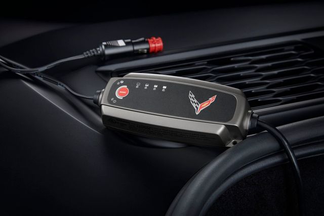 85132786 - : Battery Conditioner With Crossed Flags Logo for GM Image
