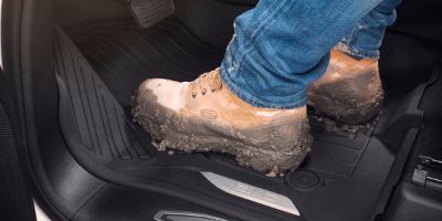 84333604 - Interior: First-Row Premium All-Weather Floor Liners for GMC: Sierra 1500, Sierra 1500 Limited, Sierra 2500 HD, Sierra 3500 HD Image