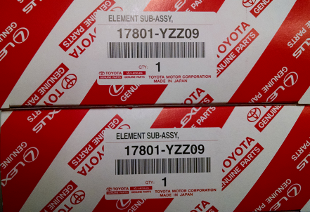 17801YZZ092 - : 2 Pack of Genuine Toyota Air Filters for Toyota Image