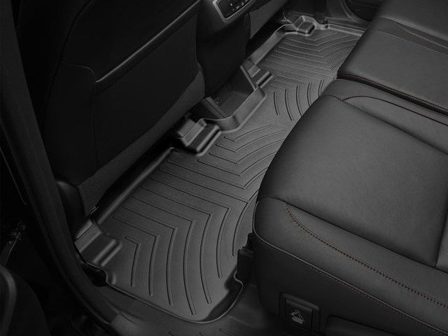 446322 - : 2014-2019 Highlander Hybrid and non Hybrid Models With 2nd Row Bench Seats, 2nd Row Floor Liner - Black for Toyota Image