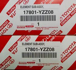 17801YZZ082 - : 2 Pack of Genuine Toyota Air Filters for Toyota Image