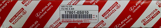 178010S0102 - : 2 Pack of Genuine Toyota Air Filters for Toyota Image