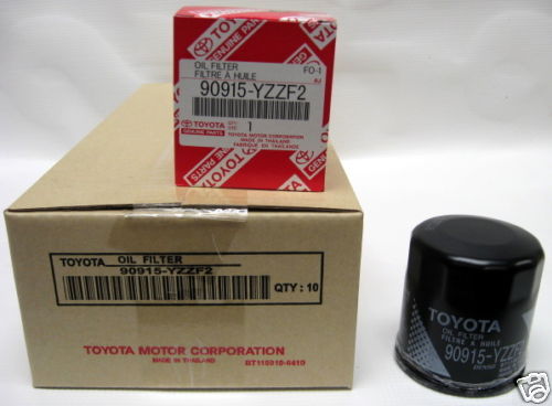 90915YZZF210 - : oil filter 10 pack for Toyota Image