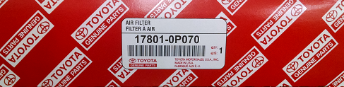 17801YZZ14 - Engine: Filter Element for Toyota: Highlander Image