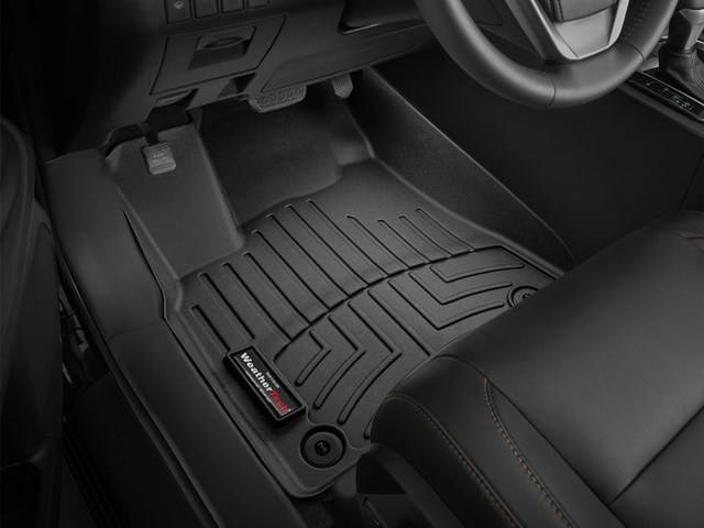 446321 - : 2014-2019 Highlander Hybrd and non Hybrid Models, 1st Row Floor Liners - Black for Toyota Image