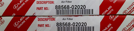 88568020202 - : 2 Pack of Genuine Toyota Cabin Air Filters for Toyota Image