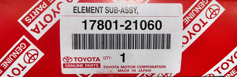 17801210602 - : 2 Pack of Genuine Toyota Air Filters for Toyota Image