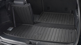 PT9244814020 - Cargo Management: 2014-2019 Toyota Rear All Weather Cargo Tray Mat Liner Black Highlander for Toyota: Highlander Image