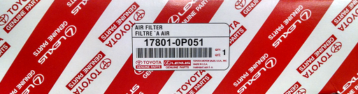 A-Premium Filtro Aria Motore Compatibile Con Toyota, Dodge, Jeep, Lexus - Sostituisce 17801-0P050, CA10755