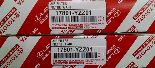 17801YZZ012 - : 2 Pack of Genuine Toyota Air Filters for Toyota Image