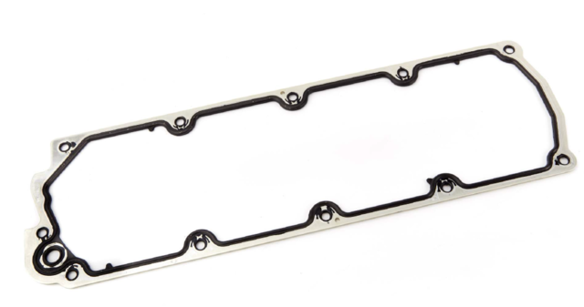 12610141 - Engine: Valley Pan Gasket for Cadillac: CTS, Escalade, Escalade ESV, Escalade EXT | Chevrolet: Camaro, Colorado, Corvette, Express 1500, Express 2500, Express 3500, Express 4500, LCF 3500, Silverado 1500, Silverado 2500 HD, Silverado 3500 HD, SS, SSR, Suburban 2500, Suburban 3500 HD, Tahoe, Trailblazer | GMC: Canyon, Savana 1500, Savana 2500, Savana 3500, Savana 4500, Sierra 1500, Sierra 2500 HD, Sierra 3500 HD, Yukon, Yukon XL 1500, Yukon XL 2500 | Hummer: H3, H3T | Pontiac: G8, GTO Image