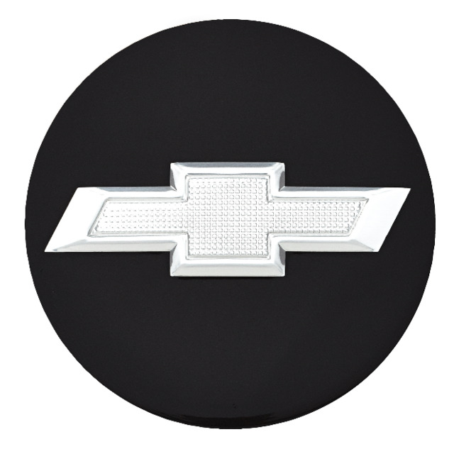 84128219 - Wheels: Wheel Center Cap, Black W/Silver Bowite Replaced by Part Number 84880447 for GM Image