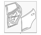 42679302 - Body: Door Shell for GM Image