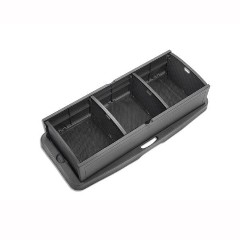 12498559 - Interior: Cargo Organizer - Gray With Gm Logo for Buick: Enclave, LaCrosse, Regal | Cadillac: CT6, CTS, Escalade, SRX, STS, XLR | Chevrolet: Cruze, Cruze Limited, Express 1500, Express 2500, Express 3500, Express 4500, Impala, Malibu, Malibu Limited, SS, Suburban 1500, Suburban 2500, Tahoe, Traverse, Volt | GMC: Acadia, Savana 1500, Savana 2500, Savana 3500, Savana 4500, Terrain, Yukon Image