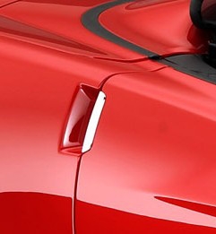 12499161 - Exterior: Door Handles, Front, Chrome for Chevrolet: Corvette Image