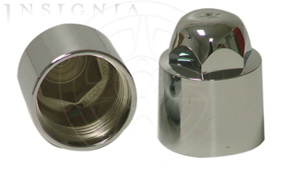 12499427 - Wheels: Lug Nut Cap - Chrome (Single Cap) for Cadillac: Escalade, Escalade ESV, Escalade EXT | Chevrolet: Avalanche, Silverado 1500, Silverado 1500 Classic, Silverado 1500 HD Classic, Silverado 2500 HD, Silverado 2500 HD Classic, Silverado 3500 Classic, Silverado 3500 HD, Suburban 1500, Suburban 2500, Tahoe | GMC: Sierra 1500, Sierra 1500 Classic, Sierra 1500 HD Classic, Sierra 2500 HD, Sierra 2500 HD Classic, Sierra 3500 Classic, Sierra 3500 HD, Yukon, Yukon XL 1500, Yukon XL 2500 Image