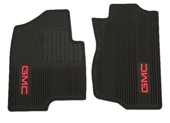 12499644 - Interior: Floor Mats, All-Weather, Front for GMC: Sierra 1500, Sierra 1500 Classic, Sierra 1500 HD, Sierra 1500 HD Classic, Sierra 2500, Sierra 2500 HD, Sierra 2500 HD Classic, Sierra 3500, Sierra 3500 Classic, Sierra 3500 HD, Yukon, Yukon XL 1500, Yukon XL 2500 Image