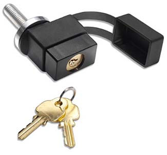 12499724 - Hauling: Bicycle Carrier - Lock for Buick: Enclave, Rainier | Cadillac: Escalade, Escalade ESV, Escalade EXT | Chevrolet: Avalanche, Colorado, Express 1500, Express 2500, Express 3500, Silverado 1500, Silverado 1500 Classic, Silverado 1500 HD, Silverado 1500 HD Classic, Silverado 2500, Silverado 2500 HD, Silverado 2500 HD Classic, Silverado 3500, Silverado 3500 Classic, Silverado 3500 HD, Suburban 1500, Suburban 2500, Suburban C1500, Suburban C2500, Suburban K1500, Suburban K2500, Tahoe, Trailblazer, Trailblazer EXT, Traverse | GMC: Acadia, Canyon, Envoy, Envoy XL, Savana 1500, Savana 2500, Savana 3500, Savana 4500, Sierra 1500, Sierra 1500 Classic, Sierra 1500 HD Classic, Sierra 2500 HD, Sierra 2500 HD Classic, Sierra 3500 Classic, Sierra 3500 HD, Yukon, Yukon XL 1500, Yukon XL 2500 Image