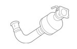 19420268 - : Converter &amp; Pipe (Replaces Part Number 84451334) for Chevrolet: Express 2500, Express 3500, Express 4500 | GMC: Savana 2500, Savana 3500, Savana 4500 Image