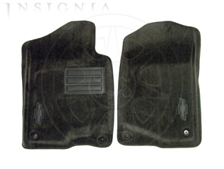 17800401 - Interior: Floor Mats, Carpet, Front for Chevrolet: Avalanche, Silverado 1500, Silverado 1500 Classic, Silverado 1500 HD, Silverado 1500 HD Classic, Silverado 2500, Silverado 2500 HD, Silverado 2500 HD Classic, Silverado 3500, Silverado 3500 Classic, Silverado 3500 HD, Suburban 1500, Suburban 2500, Tahoe Image