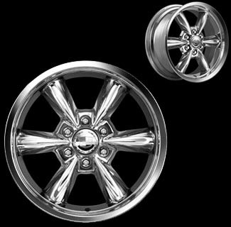 19300910 - Wheels: 20" Wheel, Chrome (20 x 8.5 inch chrome alloy wheel only) for Cadillac: Escalade, Escalade ESV, Escalade EXT | Chevrolet: Avalanche, Suburban 1500, Suburban 2500, Tahoe | GMC: Sierra 1500, Sierra 2500 HD, Sierra 3500 HD, Yukon, Yukon XL 1500, Yukon XL 2500 Image