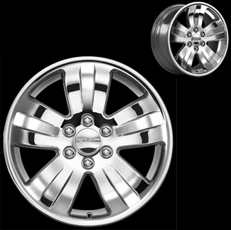 19301338 - Wheels: 20" Wheel, Chrome for Cadillac: Escalade, Escalade ESV | Chevrolet: Silverado 1500, Silverado 1500 Classic, Silverado 1500 HD Classic, Silverado 2500 HD, Silverado 2500 HD Classic, Silverado 3500 Classic, Silverado 3500 HD, Suburban 1500, Suburban 2500, Tahoe | GMC: Sierra 1500, Sierra 2500 HD, Sierra 3500 HD, Yukon, Yukon XL 1500, Yukon XL 2500 Image