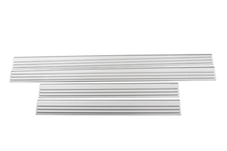 17802415 - Exterior: Door Sill Plates for Cadillac: Escalade, Escalade ESV, Escalade EXT | Chevrolet: Avalanche, Silverado 1500, Silverado 1500 Classic, Silverado 1500 HD Classic, Silverado 2500 HD, Silverado 2500 HD Classic, Silverado 3500 Classic, Silverado 3500 HD, Suburban 1500, Suburban 2500 | GMC: Sierra 1500, Sierra 1500 Classic, Sierra 1500 HD, Sierra 1500 HD Classic, Sierra 2500, Sierra 2500 HD, Sierra 2500 HD Classic, Sierra 3500, Sierra 3500 Classic, Sierra 3500 HD, Yukon, Yukon XL 1500, Yukon XL 2500 Image