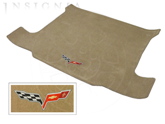17802517 - Interior: Floor Mats - Cargo Premium Carpet - Cashmere for Chevrolet: Corvette Image
