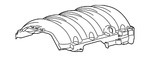 12724936 - : Intake Manifold Cover (Replaces 12693741) for Chevrolet: Silverado 2500 HD Image