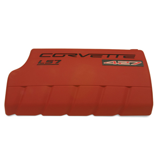 19154724 - Exterior: Engine Cover Badge - 427 Logo, Red for Chevrolet: Corvette Image