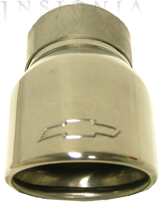 84439200 - Performance: Exhaust Tip, Dual Wall Angle Cut, 5.3L (Replaces Part Number 23238759) for Chevrolet: Avalanche, Colorado, Suburban, Suburban 1500, Suburban 2500, Suburban 3500 HD, Tahoe Image
