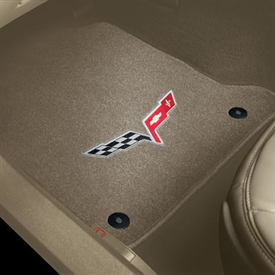 19172507 - Interior: Floor Mats, Premium Carpet, Crossed-Flag Logo for Chevrolet: Corvette Image