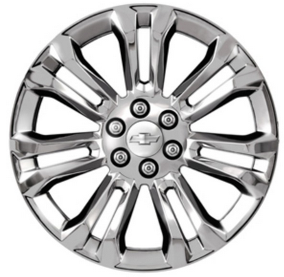 19301159 - Wheels: 22" Wheel, 7-Split Spoke Chrome for GM Image