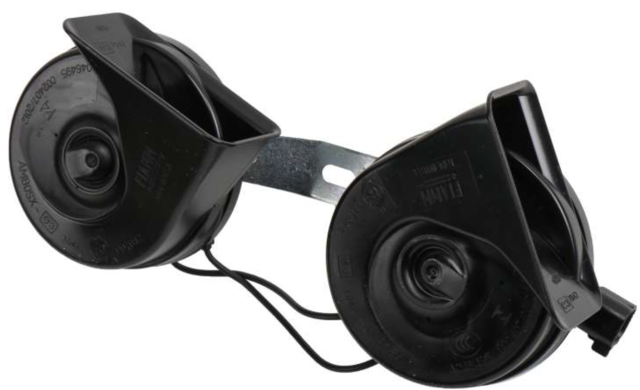 84566359 - Electrical: Horn for Cadillac: Escalade, Escalade ESV | Chevrolet: Silverado 1500, Silverado 1500 LD, Suburban, Suburban 3500 HD, Tahoe | GMC: Sierra 1500, Sierra 1500 Limited, Yukon, Yukon XL Image