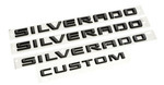 86539776 - Exterior: Silverado Custom Bodyside Emblem Package for Chevrolet: Silverado 1500, Silverado 1500 LTD Image
