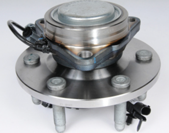 84856653 - Suspension: Front Wheel Hub and Bearing Assembly with Wheel Speed Sensor for Cadillac: Escalade, Escalade ESV | Chevrolet: Avalanche, Silverado 1500, Silverado 2500 HD, Silverado 3500 HD, Suburban 1500, Suburban 2500, Tahoe | GMC: Sierra 1500, Sierra 2500 HD, Sierra 3500 HD, Yukon, Yukon XL 1500, Yukon XL 2500 Image