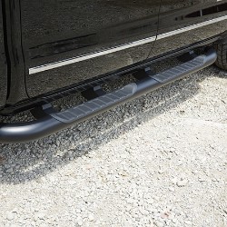 84106514 - Body: Assist Steps, 6 inch Rectangular, Black for Chevrolet: Silverado 2500 HD, Silverado 3500 HD | GMC: Sierra 2500 HD, Sierra 3500 HD Image